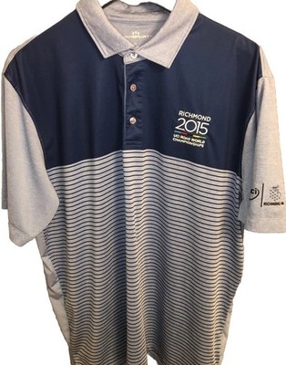 Vansport Blue Stripe SS Polo From 2015 UCI Road World Championships Size Large