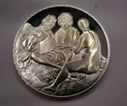 100 Greatest Masterpieces 66g Sterling Silver  J Pinches- Pastoral Concert