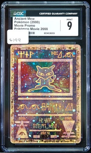 2000 Ancient Mew Movie Promo CGC 9 Pokemon Card