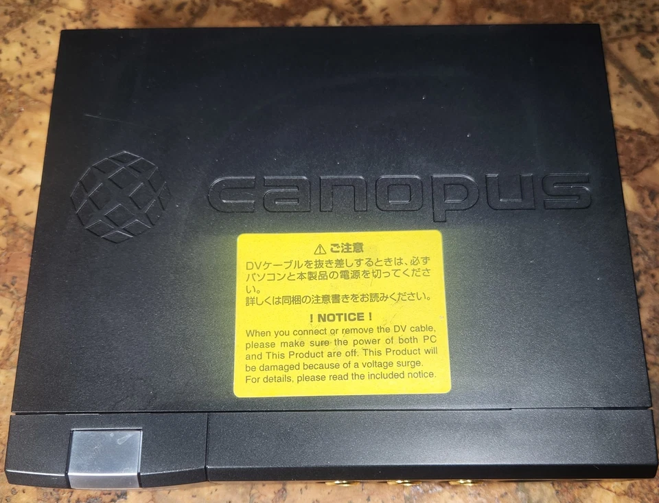 Conversor de vídeo analógico para digital Canopus ADVC-100 - SEM fonte de alimentação - Imagem 3 de 4