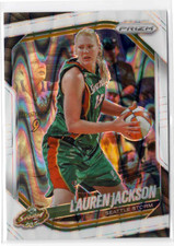 2025 Panini Prizm WNBA #91 Lauren Jackson White Seismic Prizm Seattle Storm