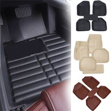 Car Floor Mats For Auto All Weather Pvc Leather Heavy Duty For Nissan Carpet Set