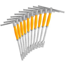 10-piece Spinner T-handle Speed Wrench Set Metric 7-14mm 17mm 19mm Wrenches 10-piece Spinner T-handle Speed Wrench Set Metric 7-14mm 17mm 19mm Wrenches