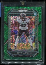 2022 Panini Prizm - Rookies Devin Lloyd #376 Green Scope Prizm /75 (RC)