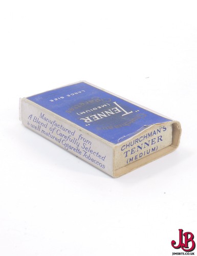 An old empty Churchmans Tenner cigarette box / packet / pack - Picture 6 of 6