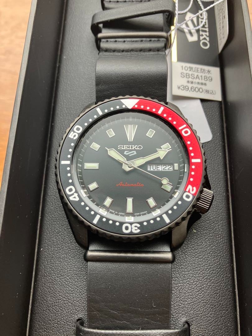SEIKO 未使用 5スポーツSBSA189 ジャーナルスタンダード別注 Seiko 5 Sports Men's Black Watch - SBSA189 for sale online