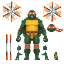 Super7 ULTIMATES  Teenage Mutant Ninja Turtles Michelangelo - 7  TMNT Action ...