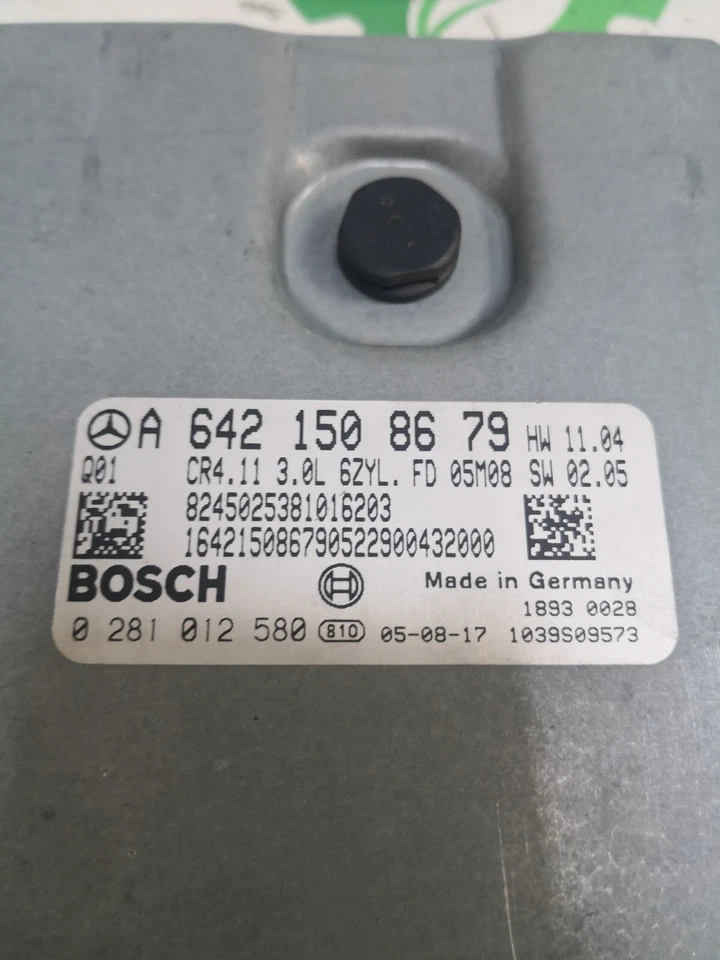 A6421508679 Kit CENTRALINA MOTORE / 0281012580 Mercedes Classe C 320 Cdi - Imagem 2 de 3