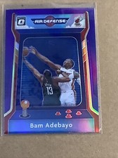 2020-21 Optic Bam Adebayo Air Defense Purple Prizm Card #2 A-41