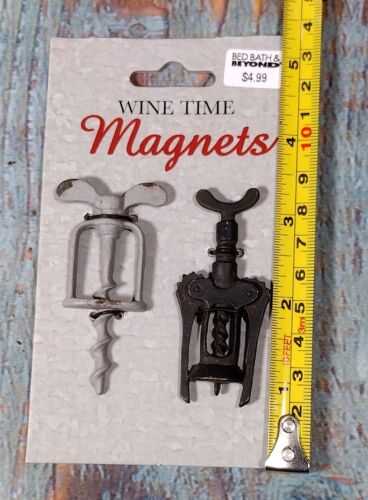 Wine Time Magnets - 2 Magnets - Brand New - Picture 4 of 9