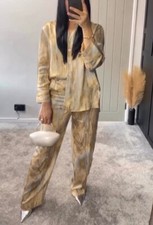 ZARA NEW TIE-DYE SET 2474/010  2449/010 size S 