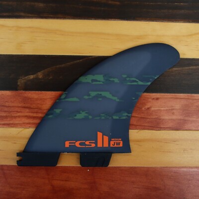 FCS II JW PC Aircore Army Camo Tri Set Surfboard Fins Grom