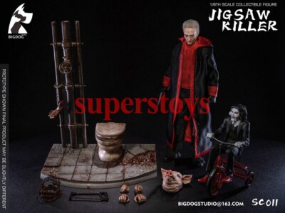 BIGDOG STUDIO 1/6 ジグソウ キラー DX.Ver SC011 Presale BIGDOG STUDIO SC011 1/6 Jigsaw Killer John Male