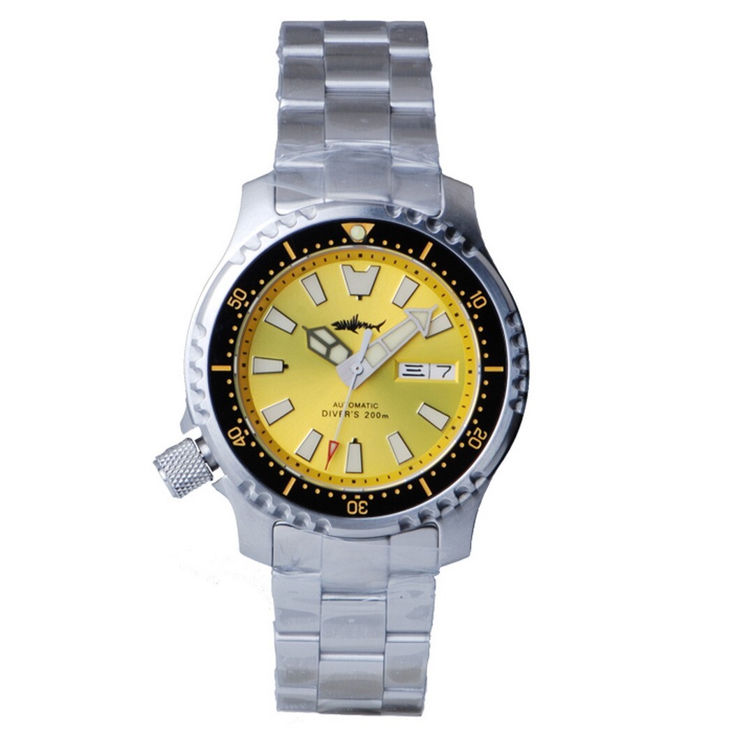 HEIMDALLR Mens Automatic Watches Diver Mechanical Wristwatch NH36