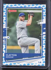2020 Donruss #118 Clayton Kershaw Baby Shark Emoji
