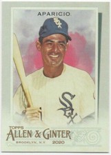 Luis Aparicio 2020 TOPPS ALLEN & GINTER BASEBALL Base Short Print #348 White Sox
