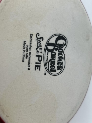2 Cracker Barrel Sweet as Pie Oval/Rectangle Dark Red Mini Casserole Dish 6 X 3” - Picture 10 of 18