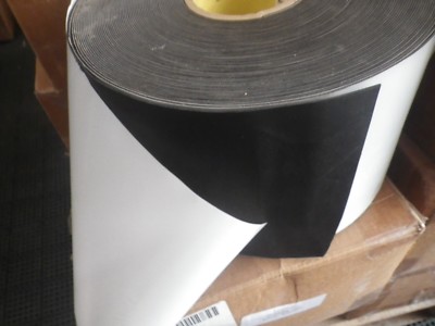 3M BLACK AEROSPACE TAPE 8545   40 MIL THICK 6 INCH WIDE ON ROLLS BRAND NEW