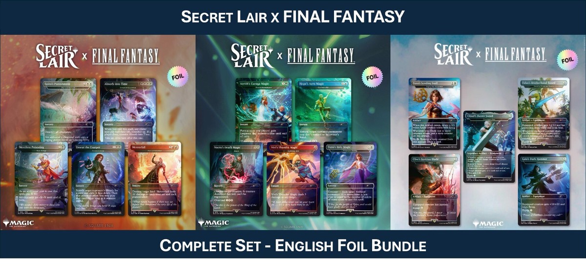MTG FF クラウドのバスターソード 【Foil】Secret Lair Cloud's Buster Sword MTG Secret Lair FINAL FANTASY Japanese