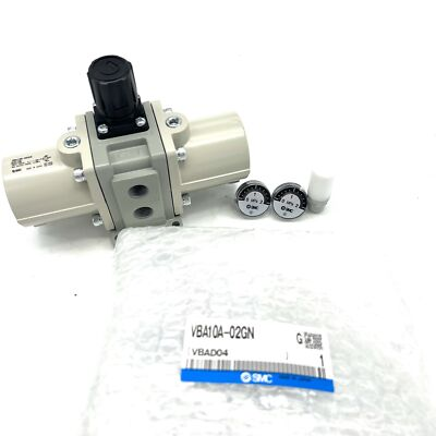 #ad #ad NEW SMC VBA10A 02GN Pneumatic Booster Pressure Doubler Tank US $92.89