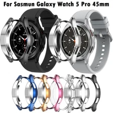 TPU Protective Case Cover Frame Bumper For Samsung Galaxy Watch 5 Pro 45mm