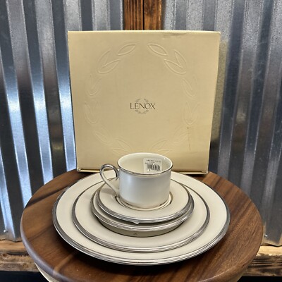 Ivory Frost 5 Piece Place Setting LENOX Ivory Bone China Made in USA New W/ Box