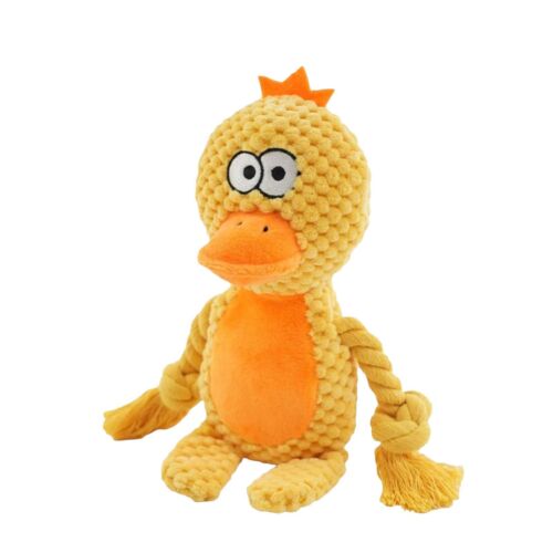 Indestructible Squeaky Plush Dog Toy – Tough Chew Animal Shape for Large Breeds - Picture 2 of 33