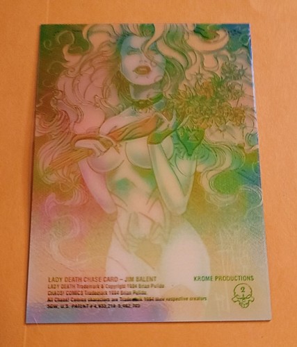 1994 Lady Death Chromium Collectors Cards 1-100 Complete Set + 1 Chase Card #2 - Picture 4 of 5