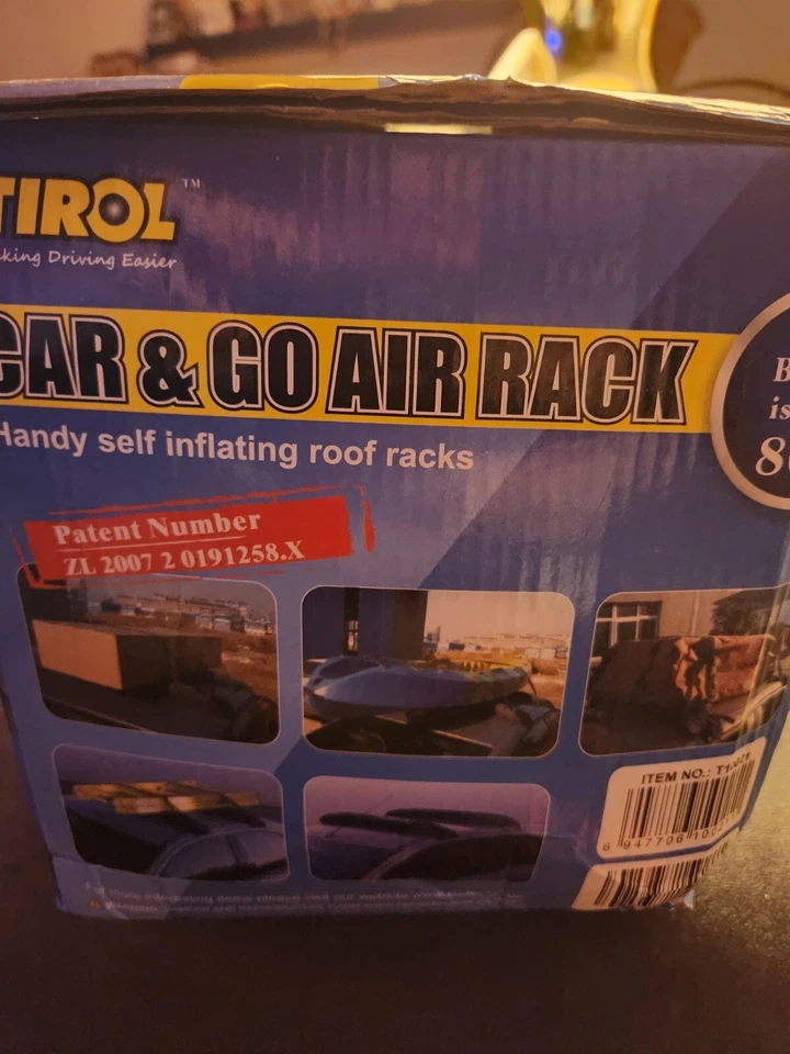 Portaequipajes/kayak Tirol T10021 auto inflable aire portaequipajes Foto 2 de 3