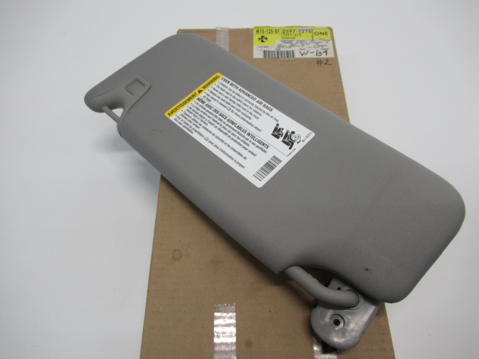 OEM GM Interior Passenger Side Sun Visor Shade Pontiac G6 25971275  