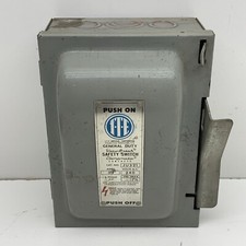 ITE JU321 Vacu-Break NON-Fusible General Duty Safety Switch 30A 240VAC 3-Phase