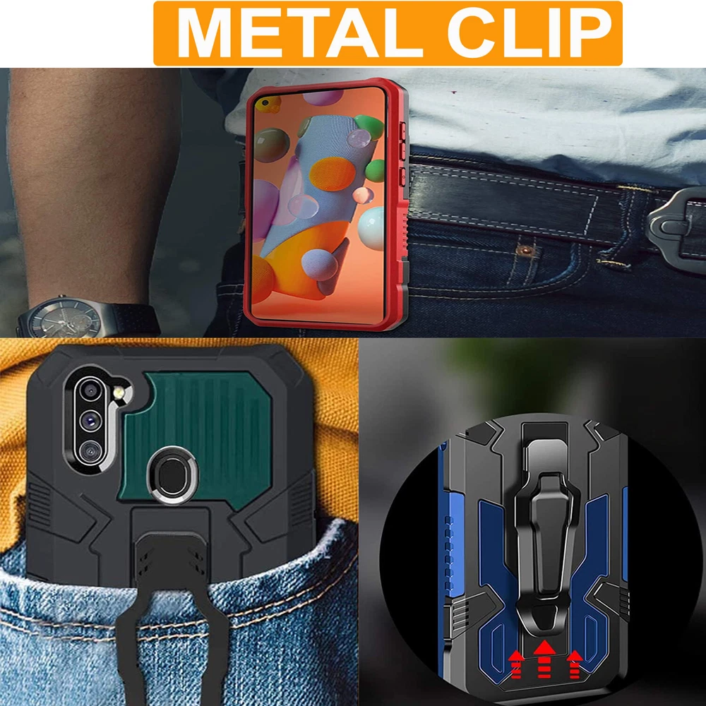 Samsung Galaxy A71 A51 5G Shockproof Case with Kickstand