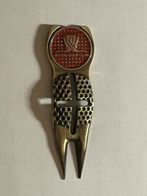 Rare Wynn Golf Club Divot Tool &  1'' Coin Style Golf Marker - Las Vegas, Nevada