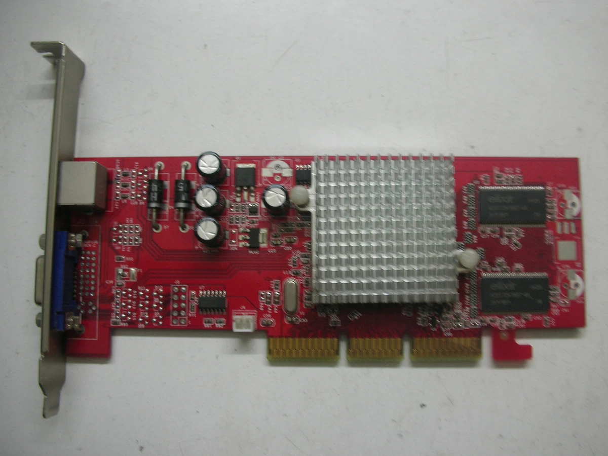 Radeon 9200SE 128 MB AGP graphic card vintage retro gaming #2