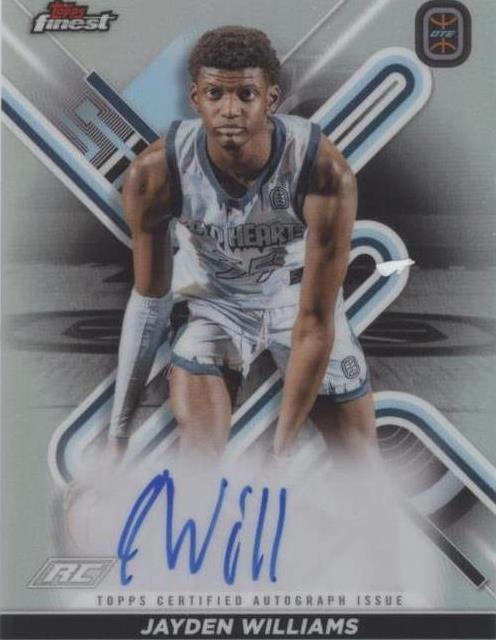 2022-23 Topps Finest OTE Overtime Elite - Jayden Williams #FA-JW - 1 of 2