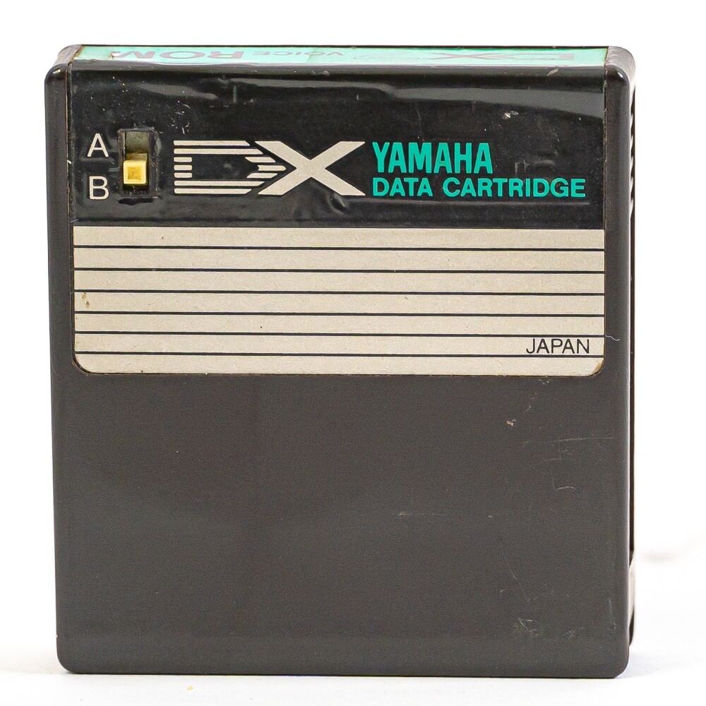 YAMAHA 「VRC-101」 DATA CARTRIDGE for DX7 YAMAHA DX7 VRC-101 DATA CARTRIDGE Operation confirmed Good