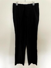 International Concepts Women  s Black Solid Suit Pants Size 32x32