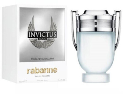 Invictus Aqua Paco Rabanne Men 3.4 oz 100 ml Eau De Toilette Spray NIB Sealed