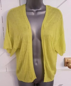 ladies yellow cardigan