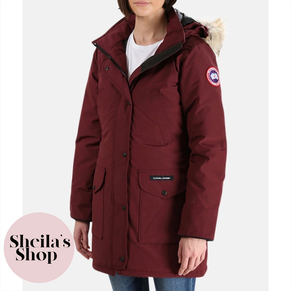 NWT Canada Goose Trillium Parka in Elderberry Women’s Size XS