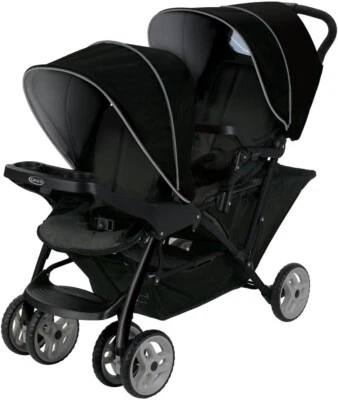 BRANDED Stadium Duo Tandem Double Pushchair - Suitable from birth to approx. 3 ye
