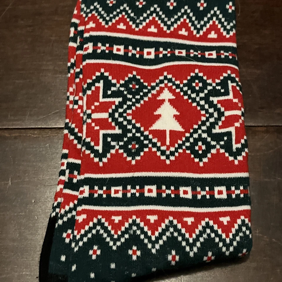 Para Hombres K Bell Novedad Crew Calcetines Árbol de Navidad Fair Isle Calcetines Un Par Foto 2 de 4