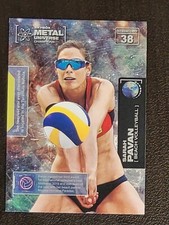 2021 Skybox Metal Universe Sarah Pavan RC beach volleyball card #38
