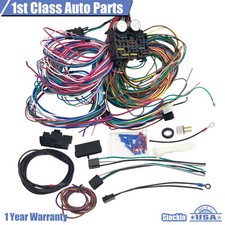 Wire 12 Universal Circuit Wiring Harness Fit Chevy Mopar Ford Street Hot Rod