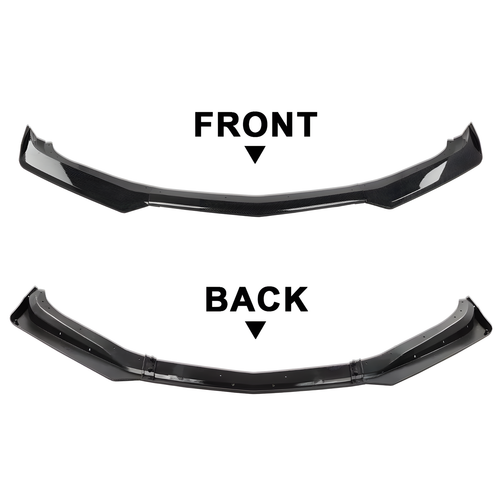For Camaro SS 16-2021 / LS LT RS 19-2021 Carbon Black Front Bumper Lip Splitter - Picture 9 of 21