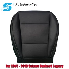 For 2015-2017 Subaru Legacy Outback Driver Bottom Perforated Seat Cover Black