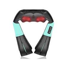 Nekteck Shiatsu Neck and Back Massager with Soothing Heat, Electric Deep Tiss...