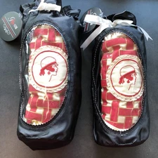 Kiki Golf Driver Head Cover Red Beige New Set Of Two