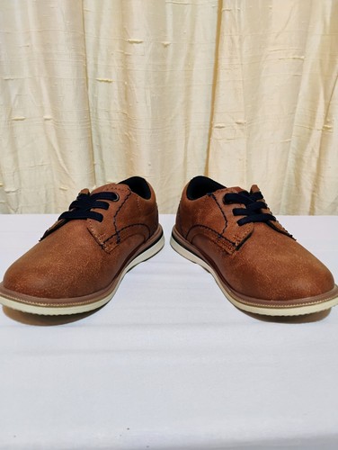 Max and Jake Boys Brown Oxfords Size 9M "Lil Owen" Worn Once In Wedding - Picture 5 of 11
