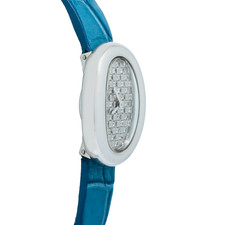 Cartier Baignoire 2369 WB511631 18k White Gold Factory Diamond Dial Women's 18mm 4